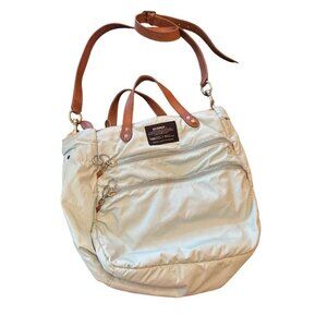 Ecoalf Blue Purse Utility Bag‎ Multiple Zip Pockets Detachable Shoulder Strap